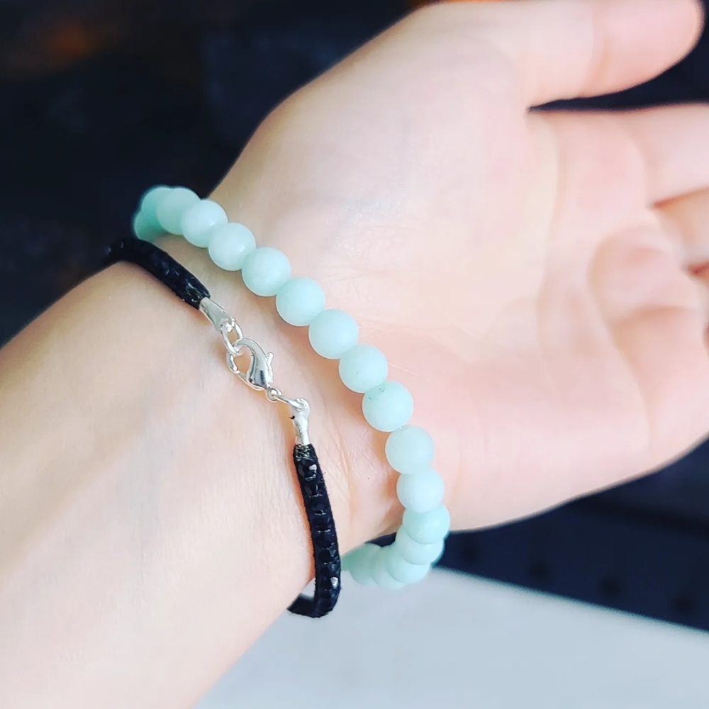 Amazonite bracelet - Picture 5 of 5